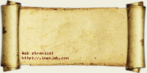 Emilija Čaluković vizit kartica